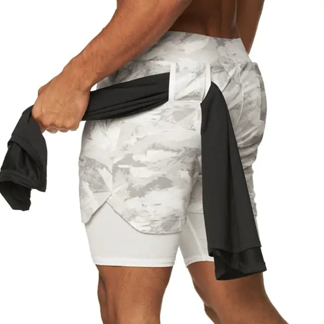 Sport Shorts for Men: Two-in-one