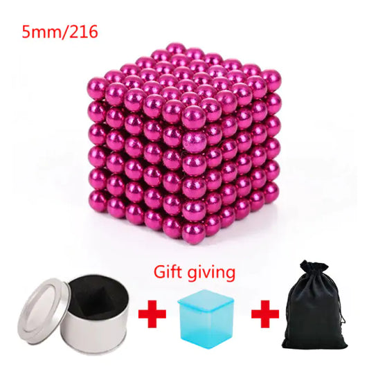 Magnetic Balls Cube Fidget Toys: Stress Relief Toys for Adults