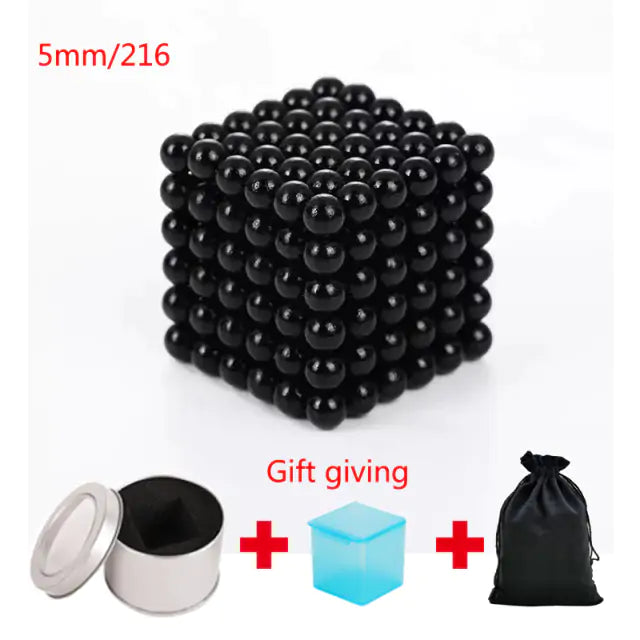 Magnetic Balls Cube Fidget Toys: Stress Relief Toys for Adults