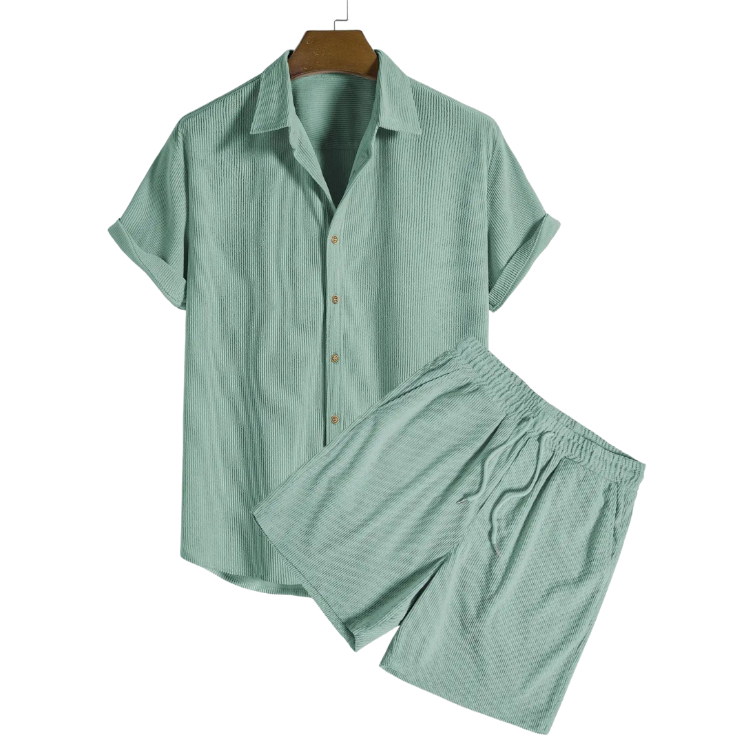 Modern Polo and Shorts Set