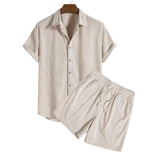 Modern Polo and Shorts Set