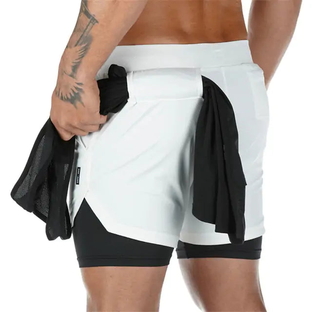 Sport Shorts for Men: Two-in-one