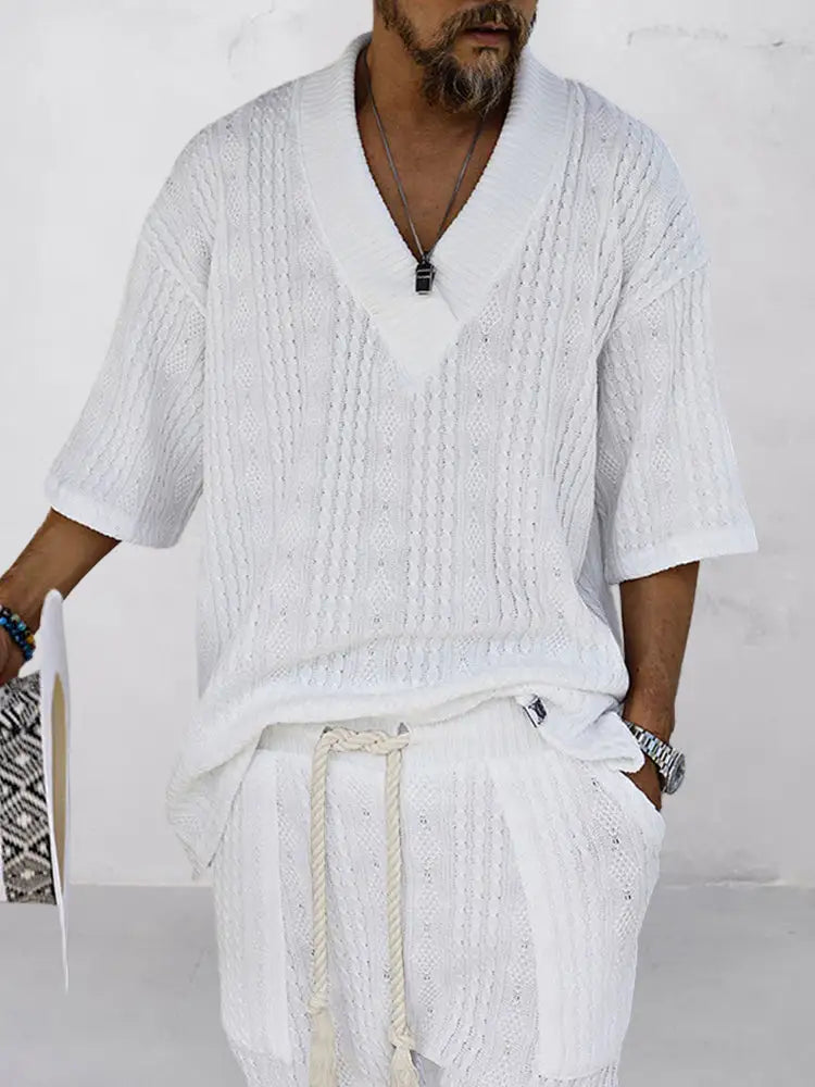 Men’s Knitted Summer Set