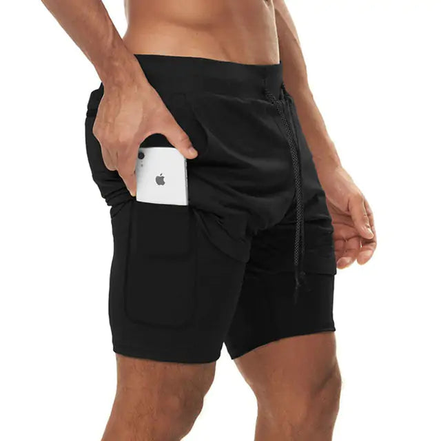 Sport Shorts for Men: Two-in-one